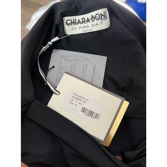 NWT Chiara Boni La Petite Robe Audrine Ruched Cutout Bodycon Dress $695 - Picture 7 of 7